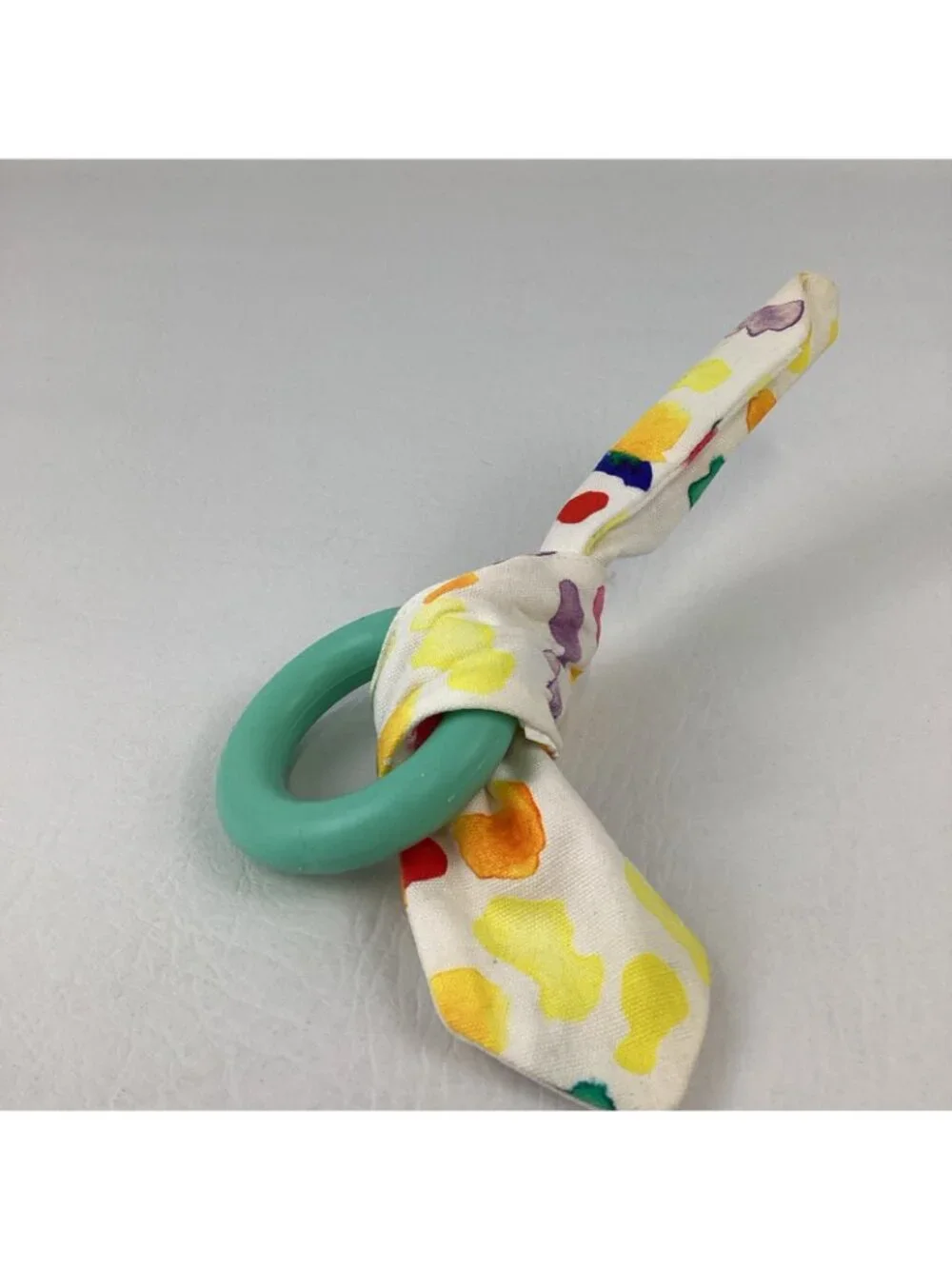 Lovevery Baby Activity Play Gym Replacement Toy Crinkle Bunny Ears Teether Ring